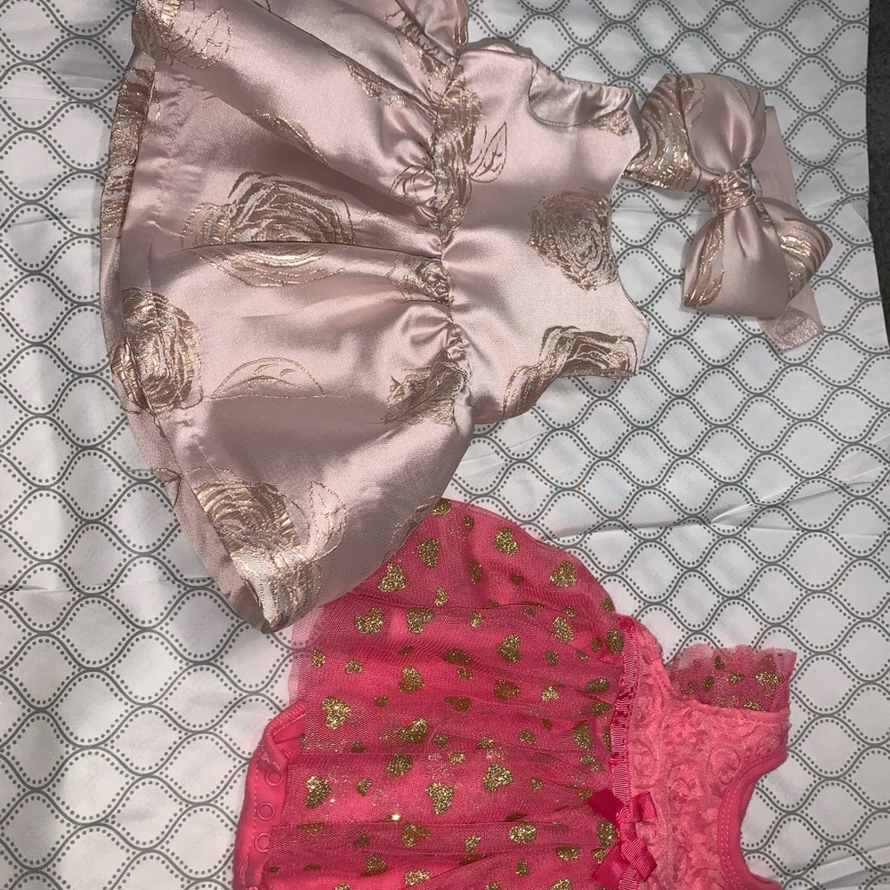 Dress and bow